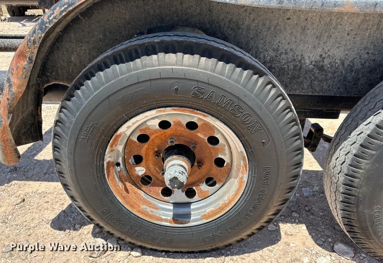 image for item DG4445 2016 Shop built pipe trailer