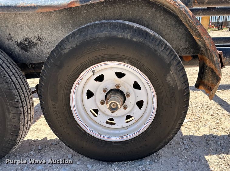 image for item DG4445 2016 Shop built pipe trailer