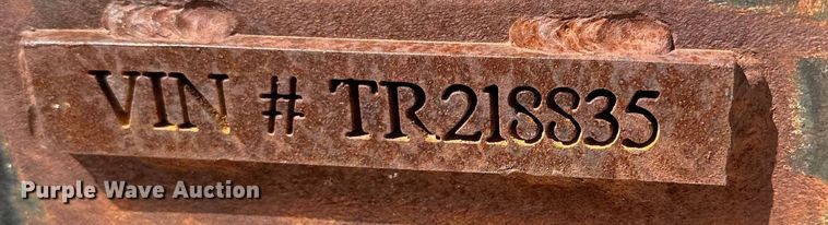 image for item DG4445 2016 Shop built pipe trailer