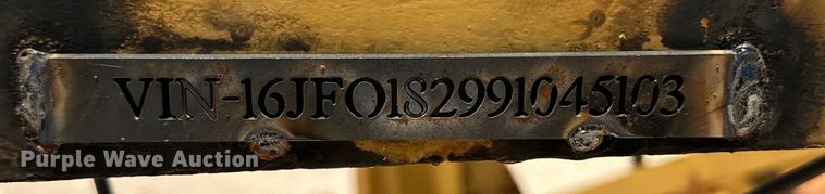 image for item DG4446 2009 Belshe BF9T equipment trailer