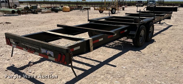 image for item DG4448 2019 Texas Bragg pipe trailer