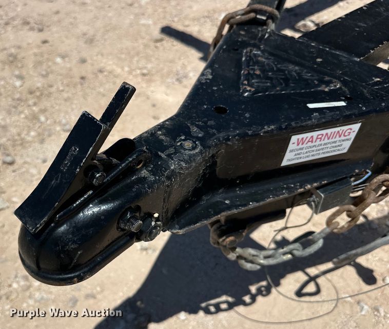 image for item DG4448 2019 Texas Bragg pipe trailer