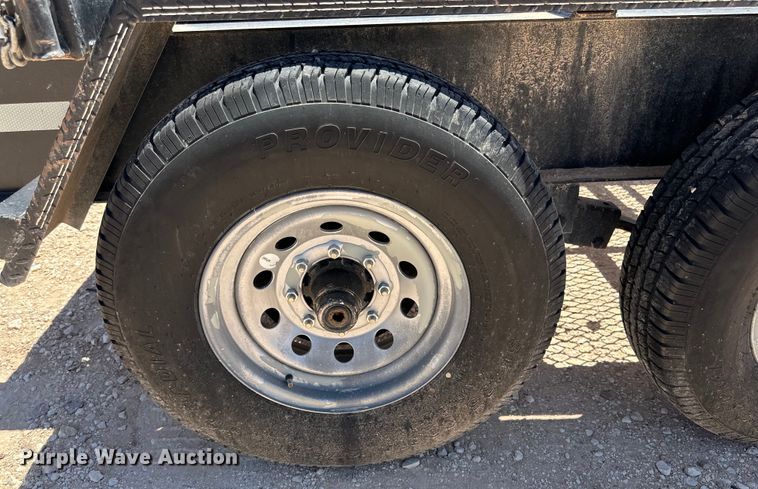 image for item DG4448 2019 Texas Bragg pipe trailer