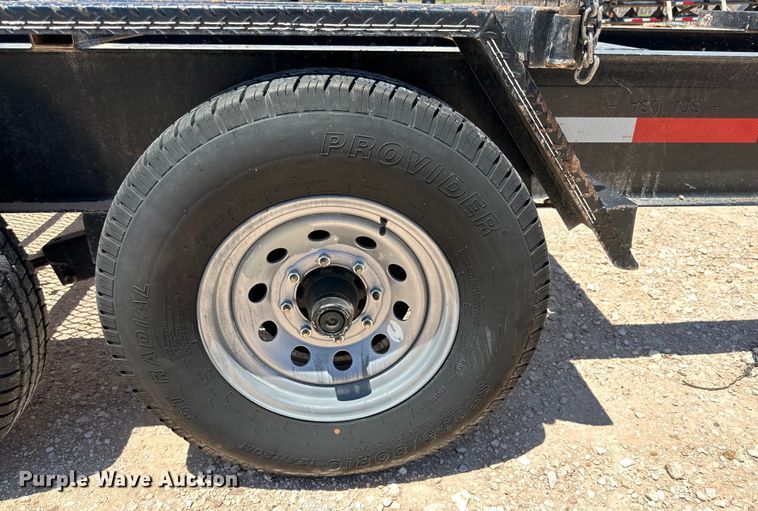 image for item DG4448 2019 Texas Bragg pipe trailer