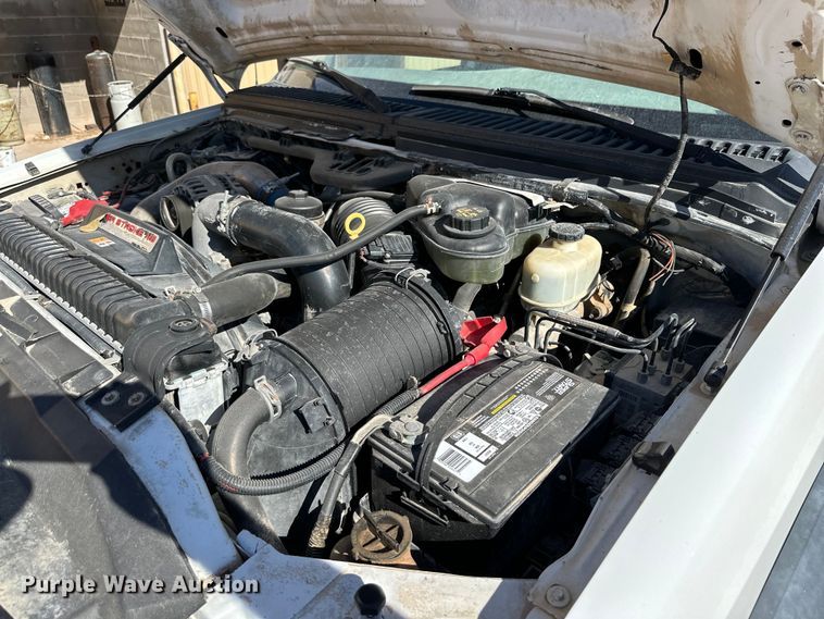 image for item DK6677 2007 Ford F550 Super Duty SuperCab flatbed truck