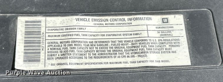 image for item DK6679 2006 Chevrolet Silverado 2500HD Crew Cab pickup truck