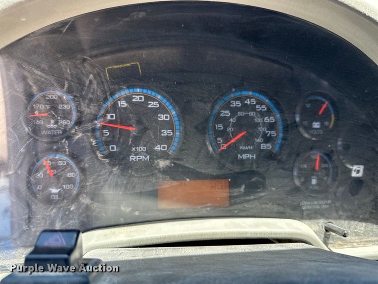 image for item DK6684 2013 International  DuraStar 4300 flatbed truck with crane