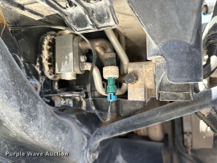 image for item DK6684 2013 International  DuraStar 4300 flatbed truck with crane