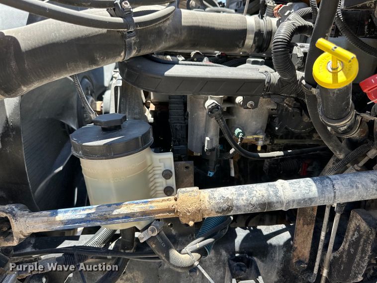 image for item DK6684 2013 International  DuraStar 4300 flatbed truck with crane