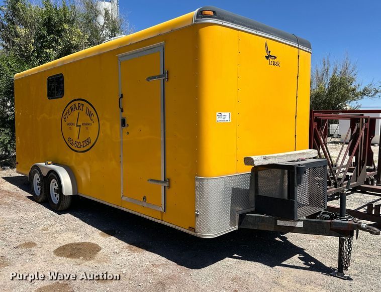 image for item DK6688 2015 Lark enclosed cargo trailer