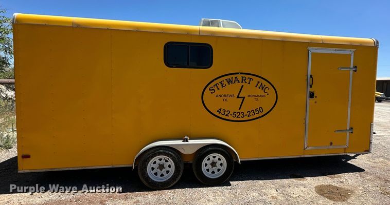 image for item DK6688 2015 Lark enclosed cargo trailer