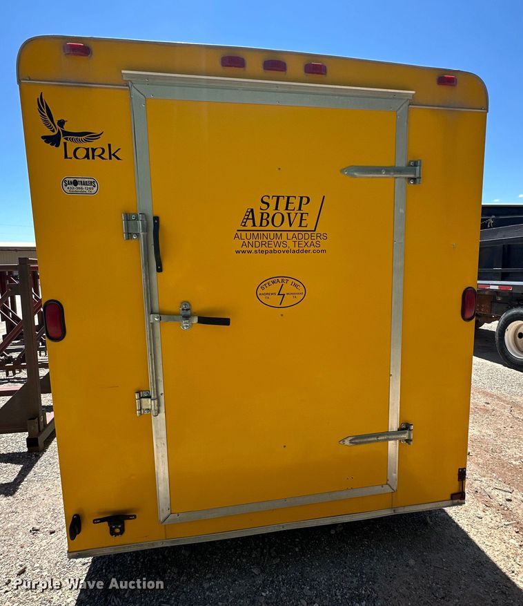 image for item DK6688 2015 Lark enclosed cargo trailer
