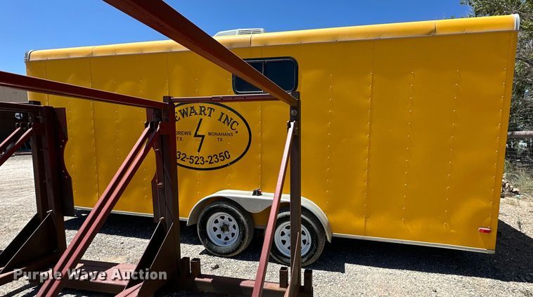 image for item DK6688 2015 Lark enclosed cargo trailer