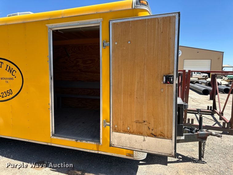 image for item DK6688 2015 Lark enclosed cargo trailer