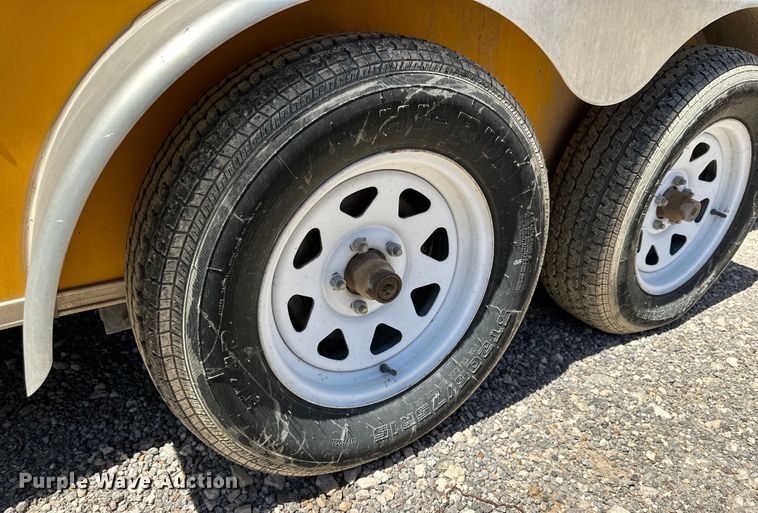 image for item DK6688 2015 Lark enclosed cargo trailer