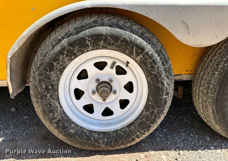 image for item DK6688 2015 Lark enclosed cargo trailer