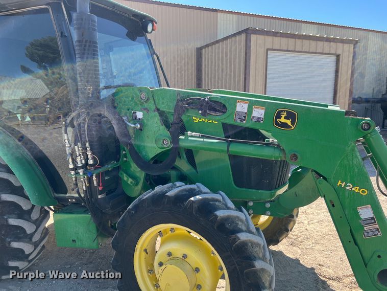image for item DO2419 2016 John Deere 5065E MFWD tractor