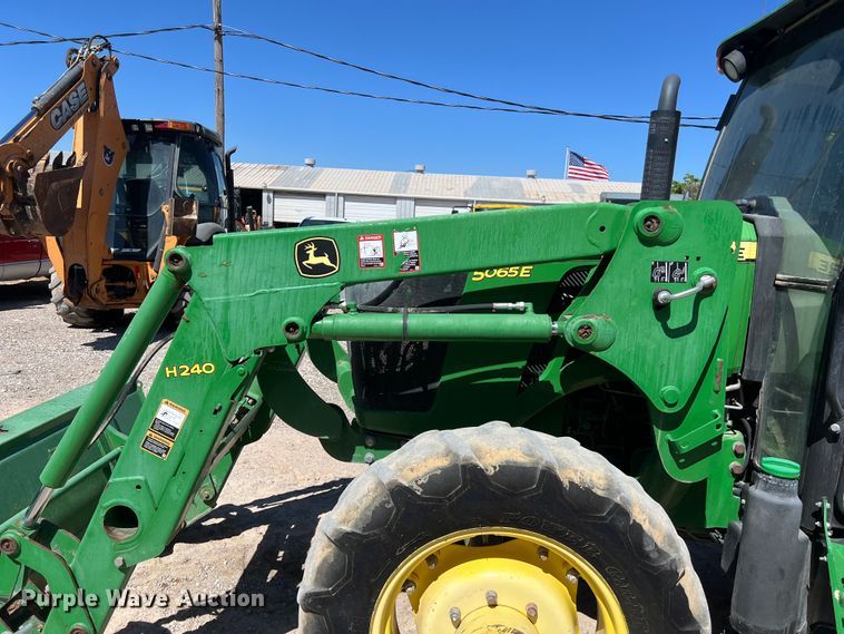 image for item DO2420 2015 John Deere  5065E MFWD tractor