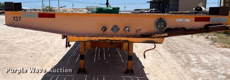 image for item LU9966 2008 Kaufman  drop deck equipment trailer