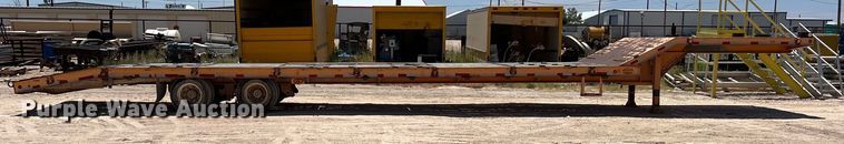 image for item LU9966 2008 Kaufman  drop deck equipment trailer