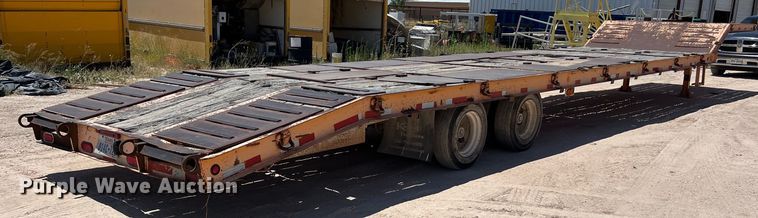 image for item LU9966 2008 Kaufman  drop deck equipment trailer