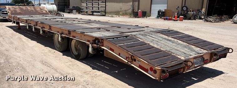 image for item LU9966 2008 Kaufman  drop deck equipment trailer