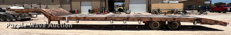 image for item LU9966 2008 Kaufman  drop deck equipment trailer