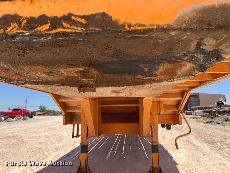 image for item LU9966 2008 Kaufman  drop deck equipment trailer