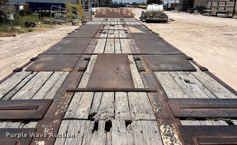 image for item LU9966 2008 Kaufman  drop deck equipment trailer