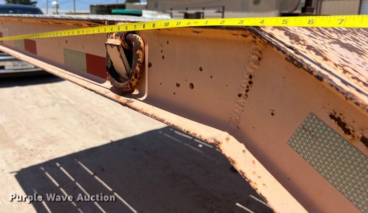 image for item LU9966 2008 Kaufman  drop deck equipment trailer
