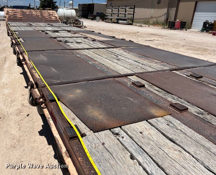 image for item LU9966 2008 Kaufman  drop deck equipment trailer