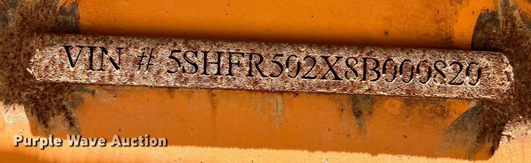 image for item LU9966 2008 Kaufman  drop deck equipment trailer