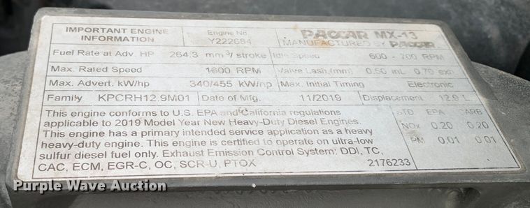 image for item DM7934 2020 Kenworth T680 semi truck