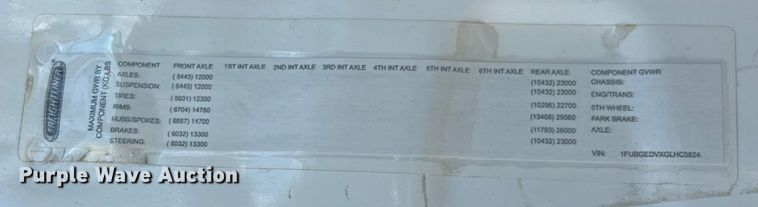 image for item DO2476 2016 Freightliner  Cascadia 125 semi truck