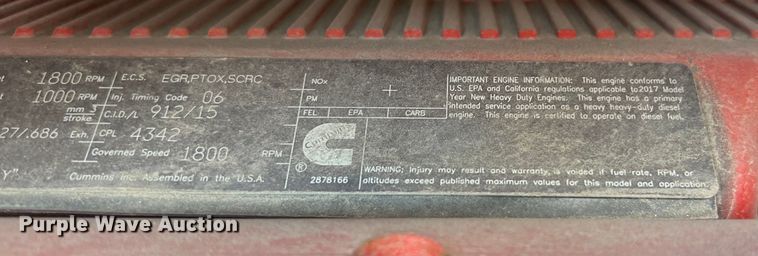 image for item DO2478 2018 International  LT624 semi truck