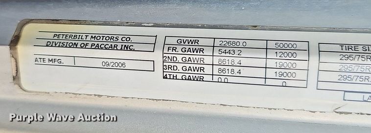 image for item DP1006 2007 Peterbilt 379 semi truck