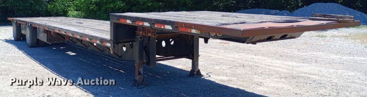 image for item DP1048 1999 Doonan  482DB14 drop deck trailer