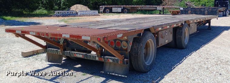image for item DP1048 1999 Doonan  482DB14 drop deck trailer