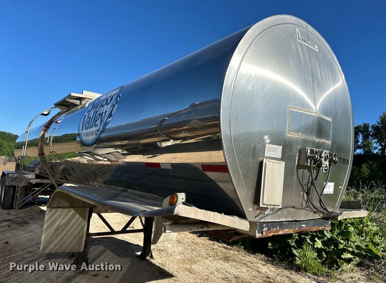 image for item DP8394 1985 Brenner  SS Transport  tank trailer