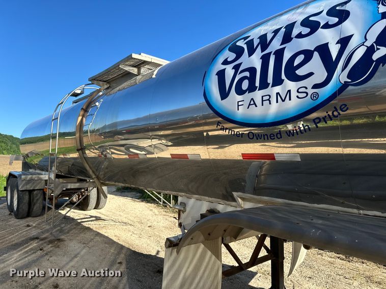 image for item DP8394 1985 Brenner  SS Transport  tank trailer