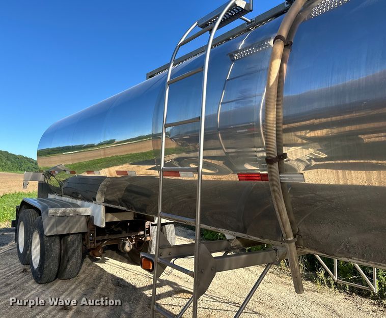 image for item DP8394 1985 Brenner  SS Transport  tank trailer