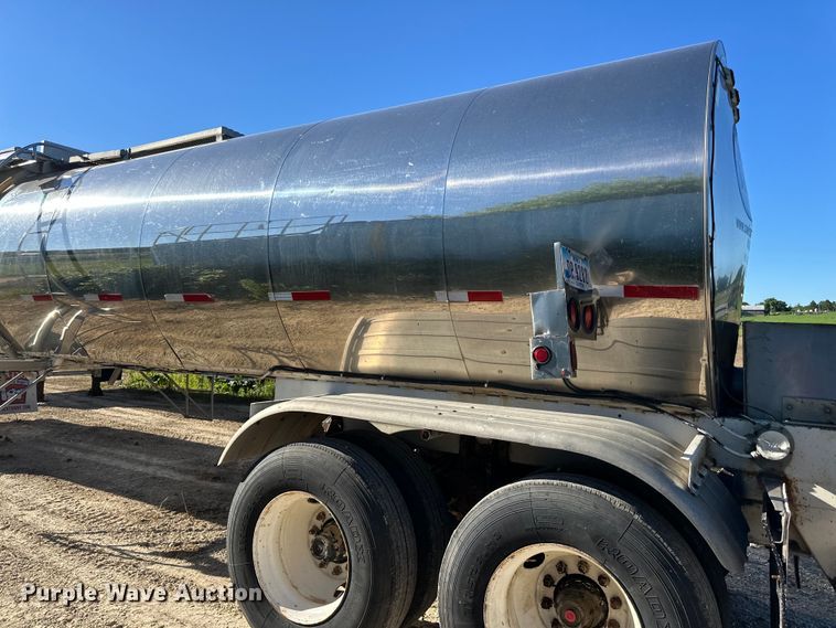 image for item DP8394 1985 Brenner  SS Transport  tank trailer