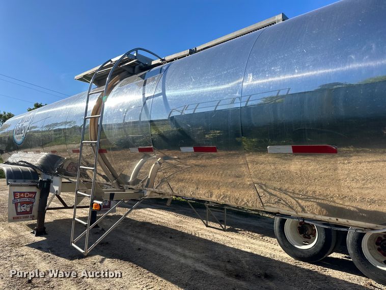 image for item DP8394 1985 Brenner  SS Transport  tank trailer