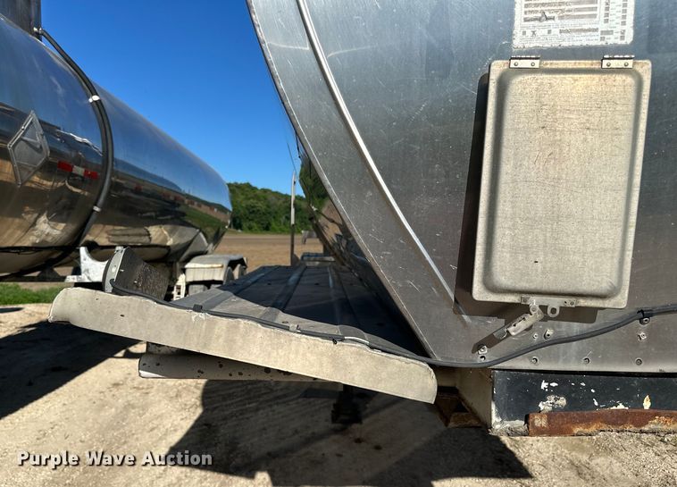 image for item DP8394 1985 Brenner  SS Transport  tank trailer