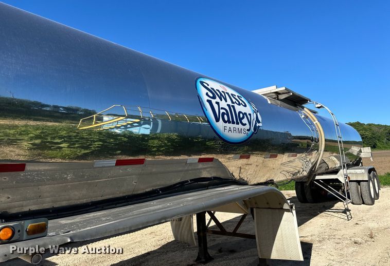 image for item DP8394 1985 Brenner  SS Transport  tank trailer