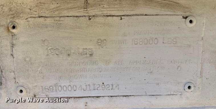 image for item DP8395 1988 Sunshine tank trailer