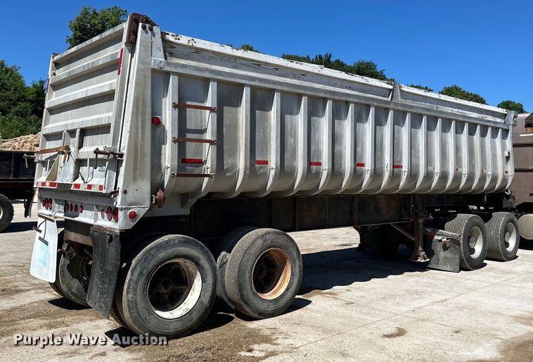 image for item DP8399 1960 Fruehauf end dump trailer