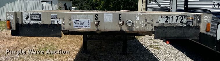 image for item DU3012 1998 Wilson  CF900 flatbed trailer