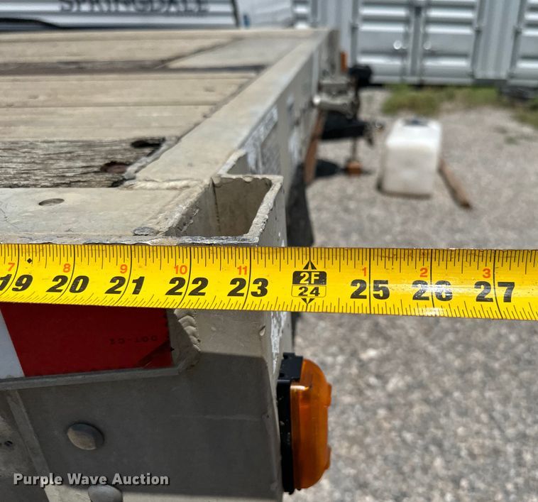 image for item DU3012 1998 Wilson  CF900 flatbed trailer