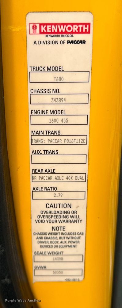 image for item DV5787 2020 Kenworth  T680 semi truck